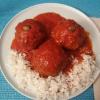 albóndigas con arroz