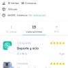 Valoración de uno de los clientes