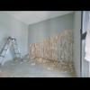 Quitar el papel de la pared para coger los fallos y pintarla