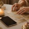 Consulta privada de tarot telefónico con cartas y atención personalizada.