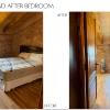 Dormitorio antes y después