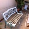 Restauracion banco jardin