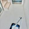 Microcemento suelo blanco
