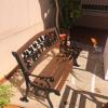 Banco jardin restaurado