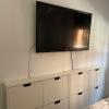 El antes de realizar un panel decorativo.