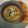 Chupe de Pollo Venezolano con Casabe horneado al curry