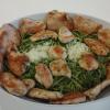 Espaguettis al Pesto de Espinacas con Medallones de Pavo a la plancha
