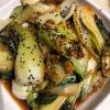 Plato asiático: Patchoy con ajo y soja