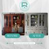 Antes y después mueble de salón