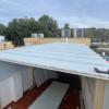 Cerramiento de una terraza con panel sandwich sobre una estructura de madera. Godelleta año 2025