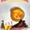 Cartel publicitario Tripel Karmeliet Cerveza Belga
