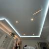 Falso techo pladur con luz LED oculta decorativa