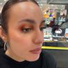 Maquillaje de noche siguiendo tendencia halo eyes
