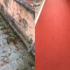 Antes y después impermeabilización terraza