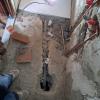 Instalación de tubo PVC y soladura con estaño a tubo de cobre