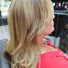 Corte en capas y peinado