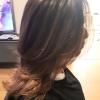 Corte degrafilado y peinado
