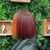 Corte recto mechas y bicoloracion