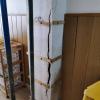 Pilar roto por el hierro interno oxidado