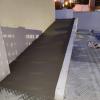 Era un jardín que se suprimió para poner una rampa de acceso