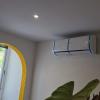 Instalación de split aire acondicionado en. Piso