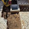Compactación de zanja con bandeja vibradora en Cambrils - LUCMAR URBA