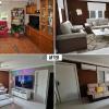 Aurea Luxe General Construction La Marina, bevore and after Living room