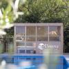 Montaje, conexión y puesta en marcha de la sauna, así como mantenimiento de la piscina