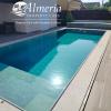 Limpieza y revisión semanales de la piscina de sal, instalación y ajuste de la cubierta automática, formación para el propietario