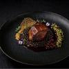Glazed pork cheek
