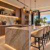 Cocinas premium: Diseño y reforma de cocinas de alta gama con islas centrales, mobiliario a medida y acabados exclusivos.