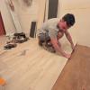 instalación de suelo parquet