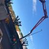 Hormigonado de vivienda en construcción