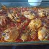 pollo salsa de verduras