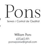 Pons Serveis I Control De Qualitat Pons Serveis I Control De Qualitat